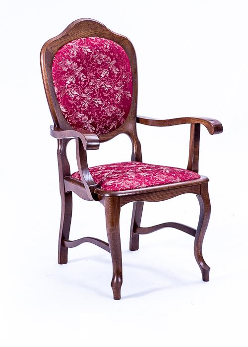Krzesło Ludwik dębowe eleganckie luksusowe