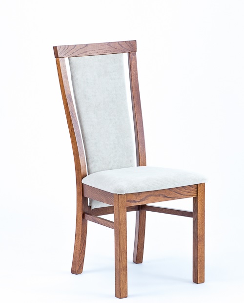 Nowoczesne krzesło Lagos drewno tapicerka