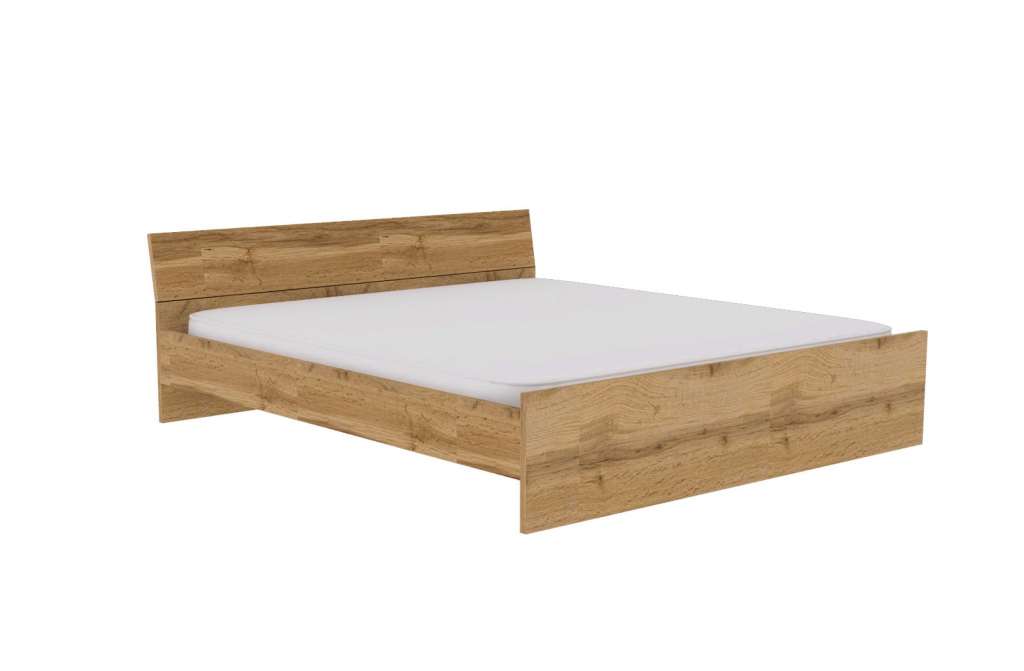 Produkt w kategorii: Łóżka, nazwa produktu: Eleganckie łóżko TAHOE 180 - Dąb Wotan