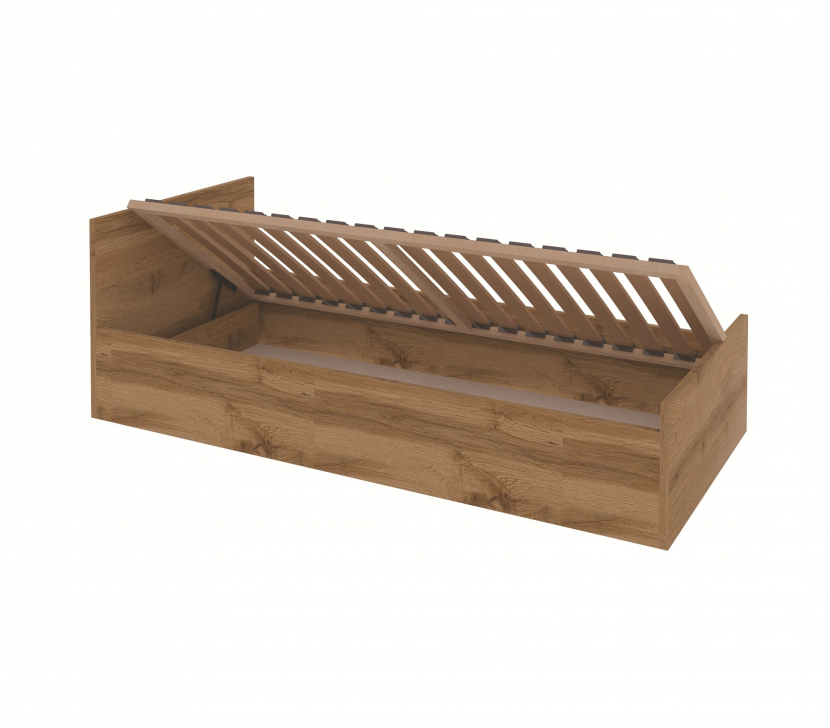 Produkt w kategorii: Łóżka, nazwa produktu: Łóżko jednoosobowe Tahoe TA24/90 drewno dąb