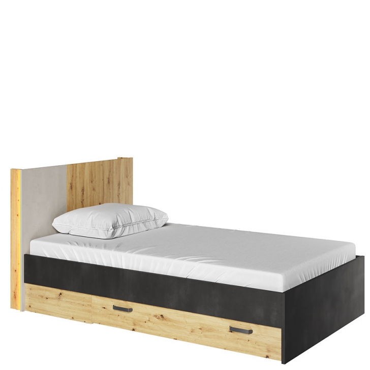 Jednoosobowe łóżko QUBIC QB-11 Loft
