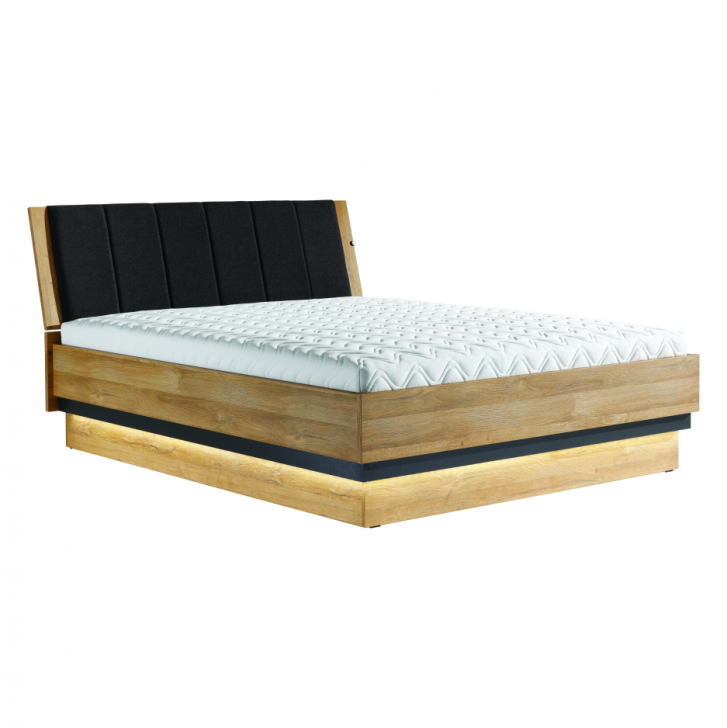 Luksusowe łóżko York Y18 z oświetleniem LED