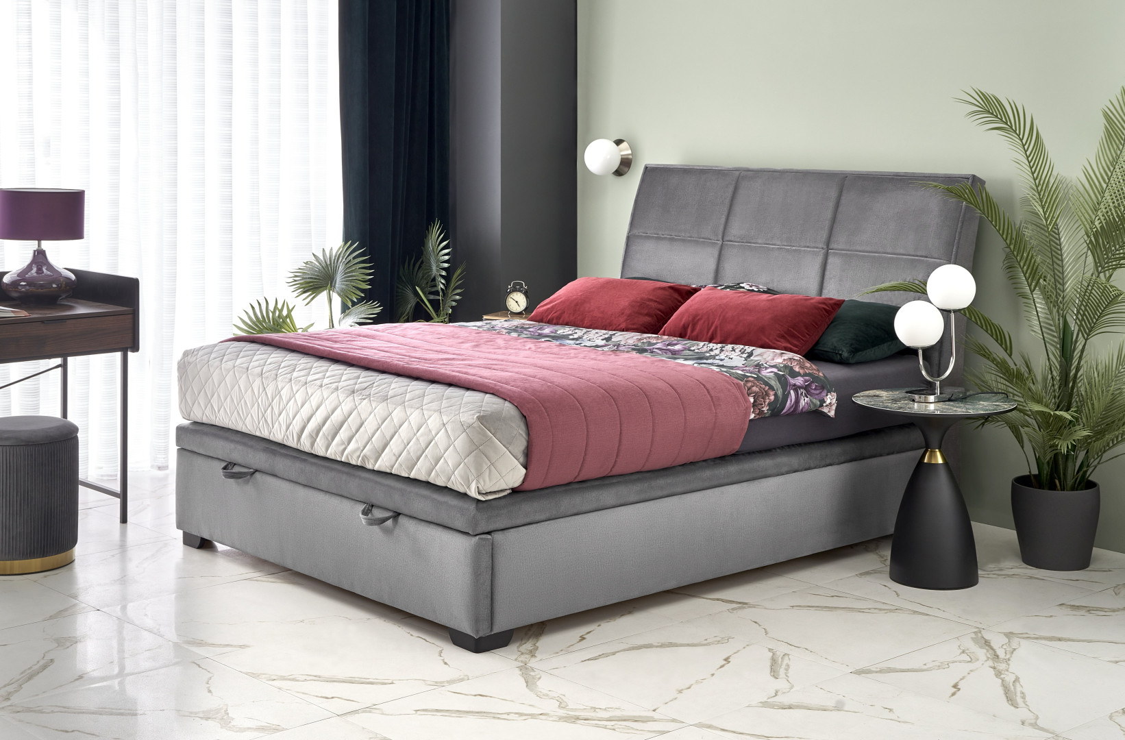 Produkt w kategorii: Łóżka, nazwa produktu: Luksusowe łóżko kontynentalne Monolith