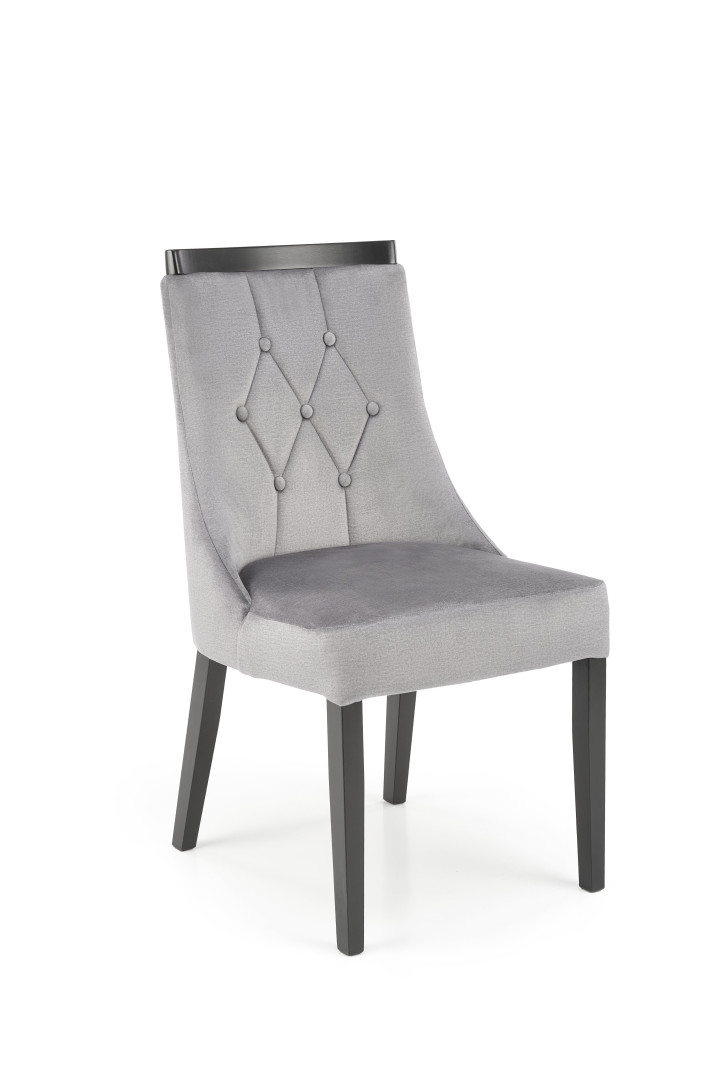 Produkt w kategorii: Krzesła, nazwa produktu: Luksusowe krzesło MONOLITH ROYAL 85,'#popielczarny'