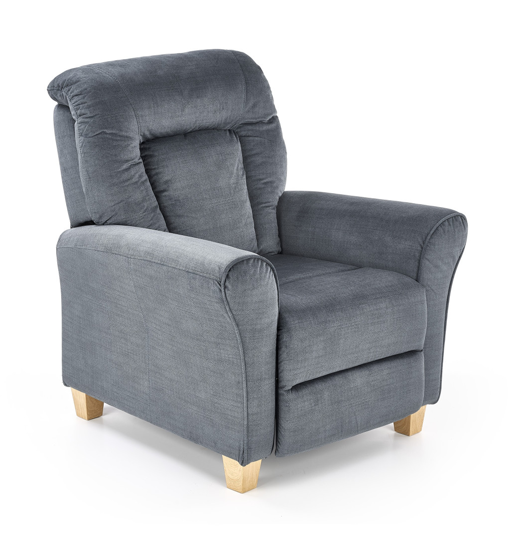Produkt w kategorii: Fotele, nazwa produktu: Fotel wypoczynkowy popielaty BARD
