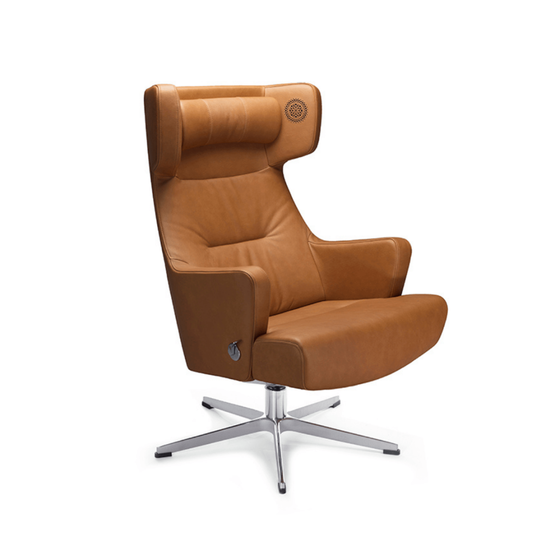 Produkt w kategorii: Fotele skórzane, nazwa produktu: Fotel konformacyjny z głośnikami MYPLACE