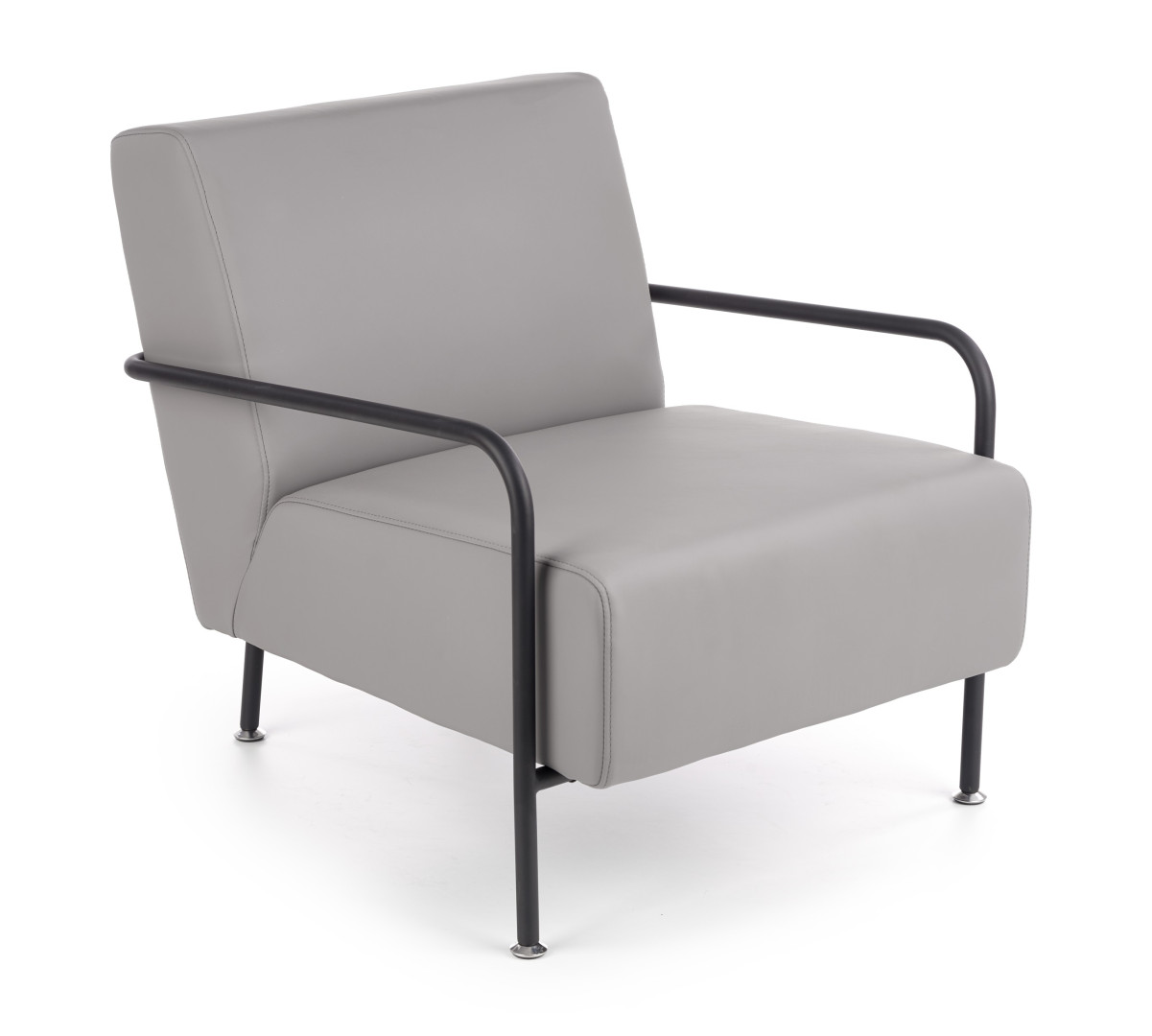 Produkt w kategorii: Fotele, nazwa produktu: Fotel CUPER wypoczynkowy popielaty / czarny