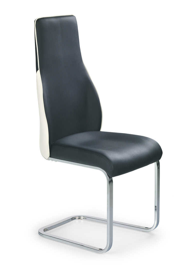 Krzesło biurowe K141 czarno-białe