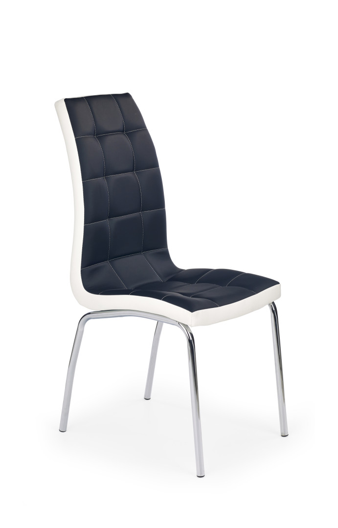 Krzesło Biurka K186 czarno-białe
