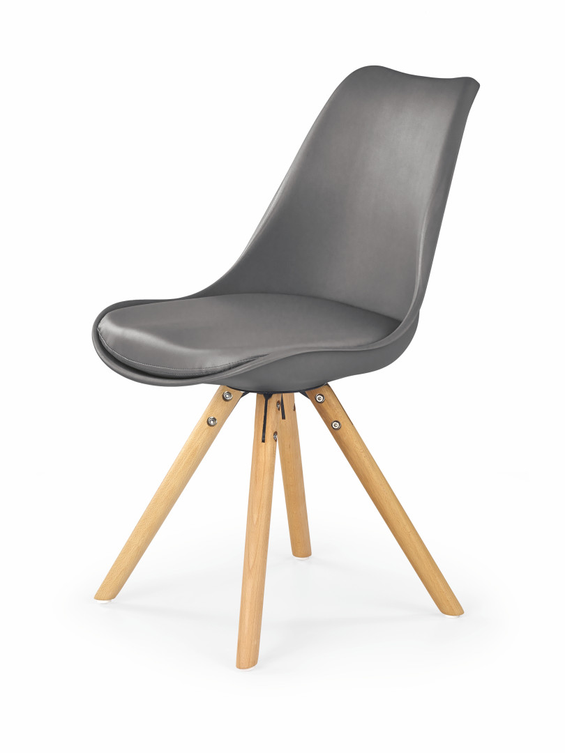 Produkt w kategorii: Krzesła, nazwa produktu: Krzesło Biurko K201 Popielate elegancja
