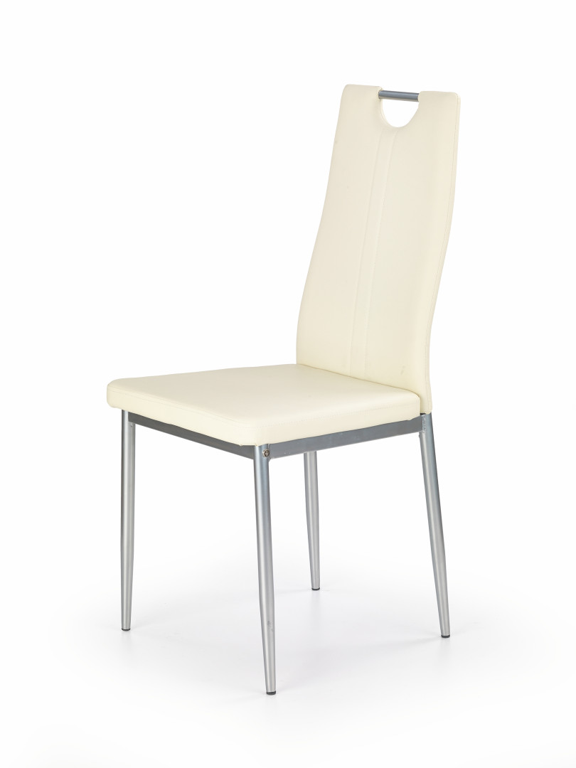 Krzesło Biurko K202 Kremowe Eco Skóra