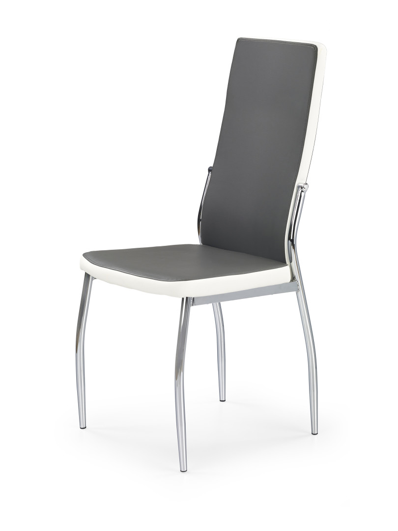 Krzesło Biurka K210 Popielato-Białe Eleganckie