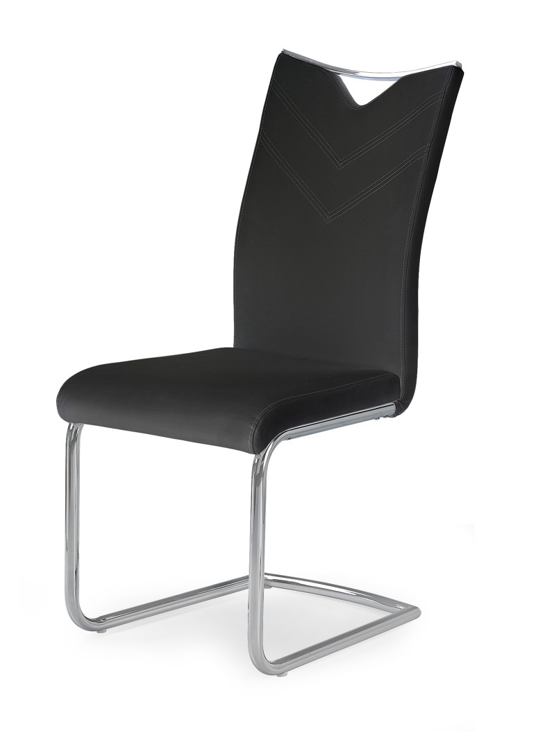 Produkt w kategorii: Krzesła, nazwa produktu: Krzesło czarne Halmar K224 eleganckie