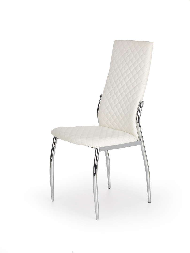 Eleganckie krzesło biurowe białe HALMAR K238