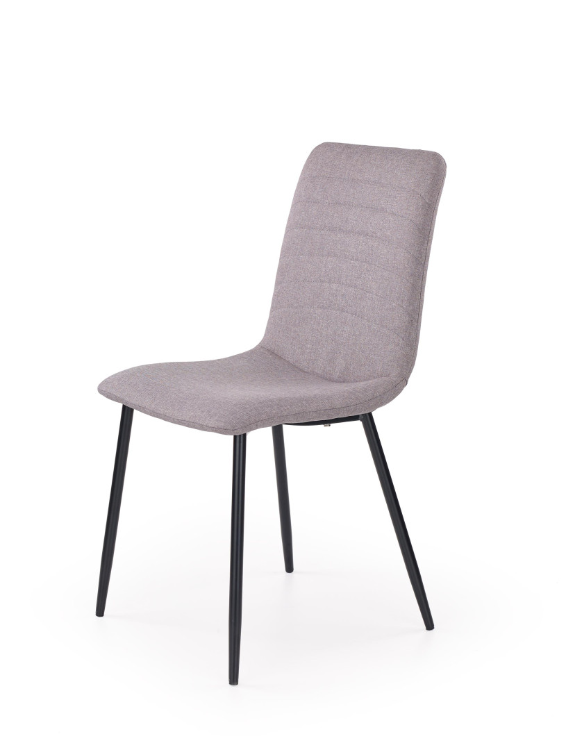 Eleganckie krzesło K251 w kolorze popielatym