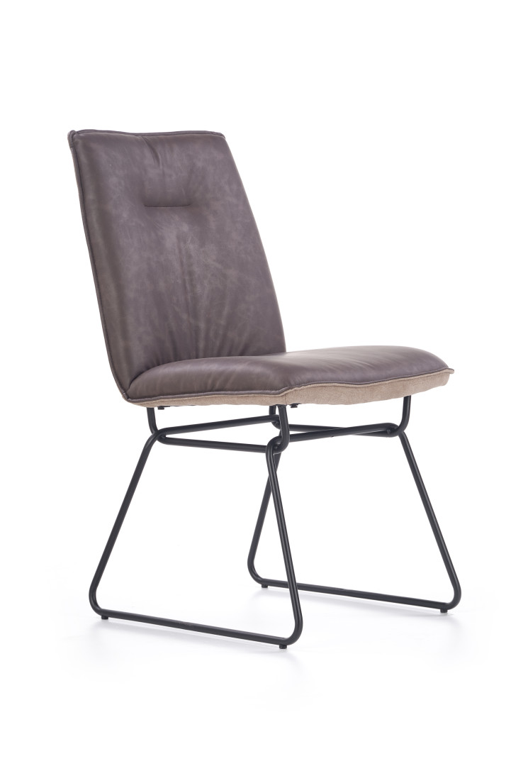 Eleganckie krzesło biurowe K270 Popielłu