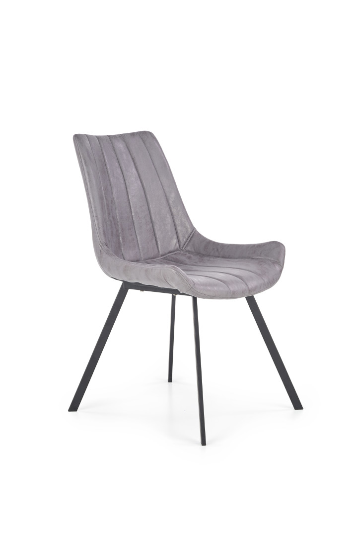 Produkt w kategorii: Krzesła, nazwa produktu: Krzesło design K279 popielate czarne