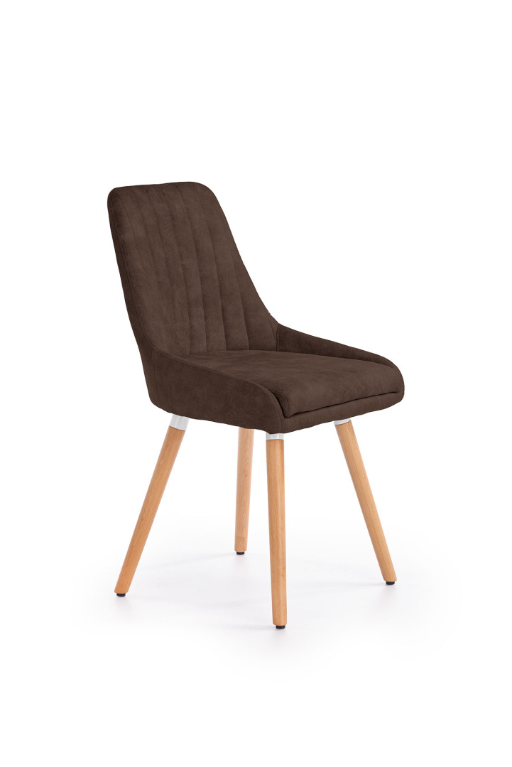 Produkt w kategorii: Krzesła, nazwa produktu: Krzesło biurowe Brązowe K284 Eco Skóra
