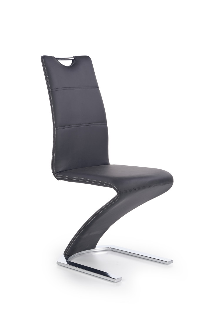 Krzesło biurowe K291 czarne eleganckie