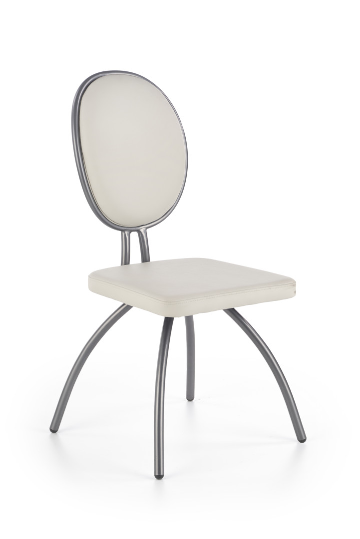 Produkt w kategorii: Krzesła, nazwa produktu: Eleganckie krzesło biurowe jasny popiel Halmar