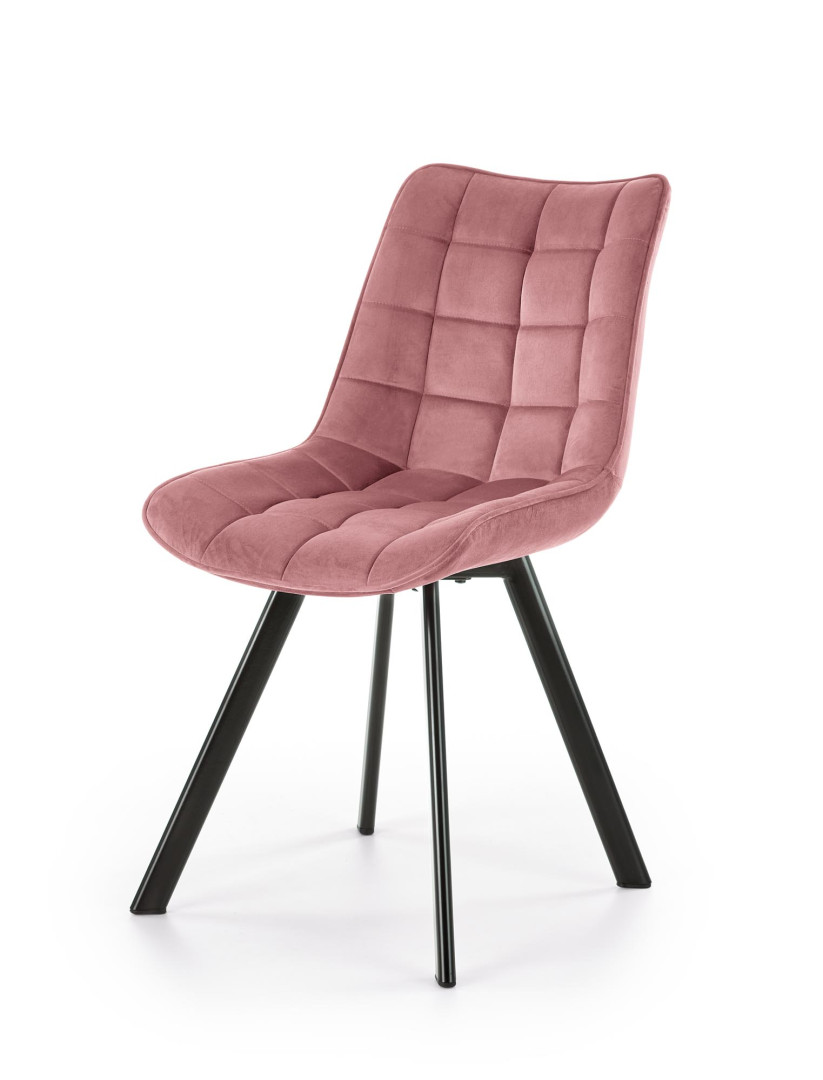 Eleganckie krzesło biurowe różowe Halmar