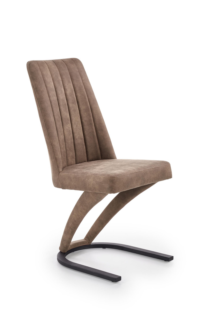 Krzesło biurowe brązowe Halmar K338