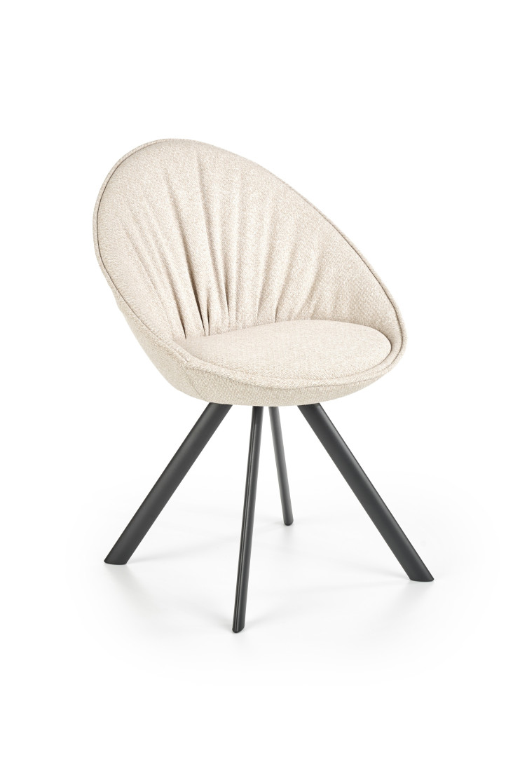 Produkt w kategorii: Krzesła, nazwa produktu: Krzesło Halmar K358 Beżowe eleganckie