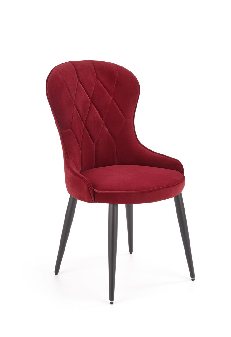 Krzesło Halmar K366 bordowe eleganckie