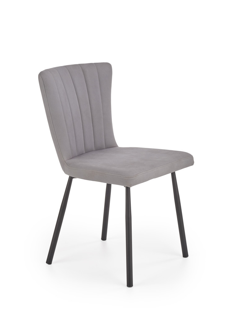 Produkt w kategorii: Krzesła, nazwa produktu: Eleganckie krzesło K380 popielate