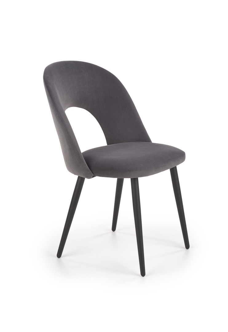 Produkt w kategorii: Krzesła, nazwa produktu: Eleganckie krzesło K384 popielate