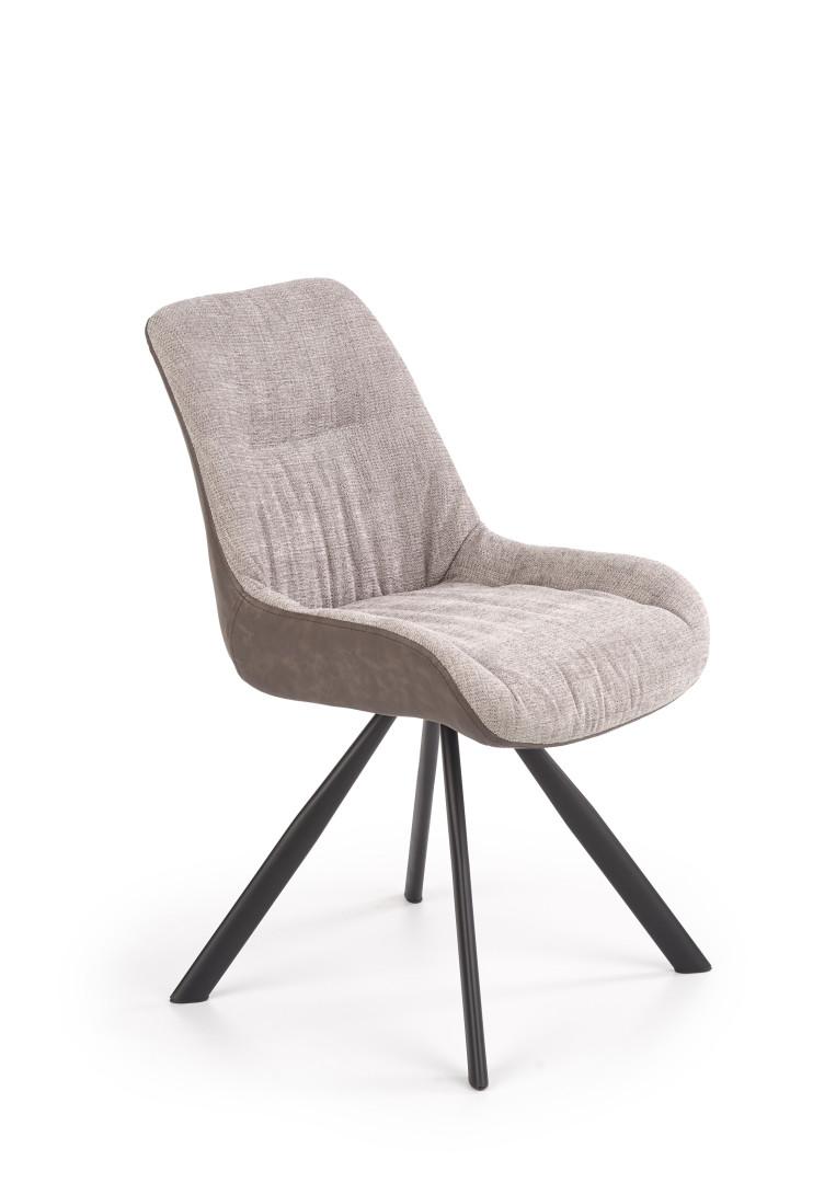 Produkt w kategorii: Krzesła, nazwa produktu: Krzesło biurkowe K393 w odcieniu popielatego brązu