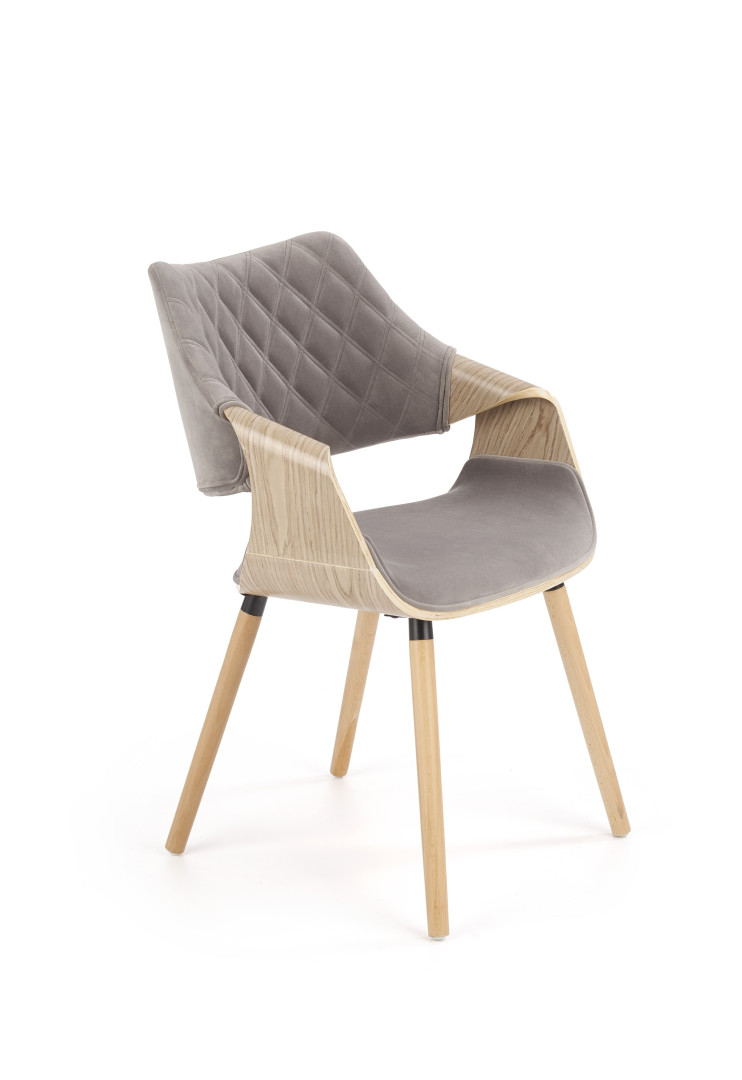 Produkt w kategorii: Krzesła, nazwa produktu: Eleganckie krzesło Halmar K396 w jasnym dębie