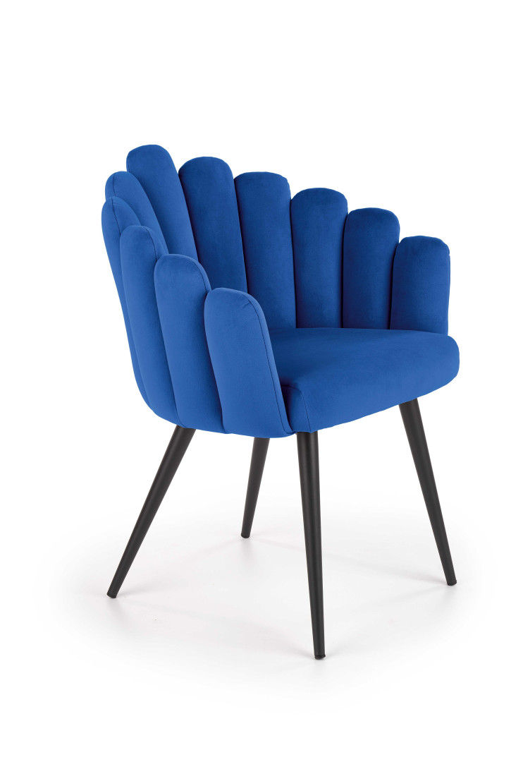 Produkt w kategorii: Krzesła, nazwa produktu: Krzesło biurowe K410 granat velvet