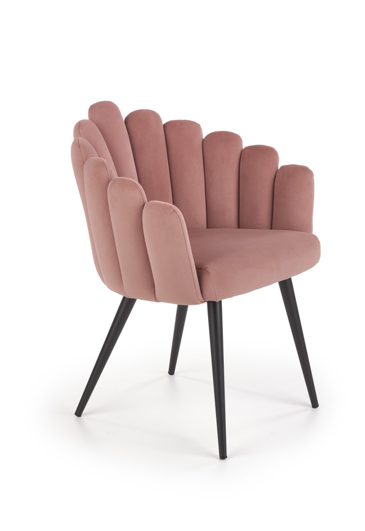 Krzesło Halmar K410 różowe velvet