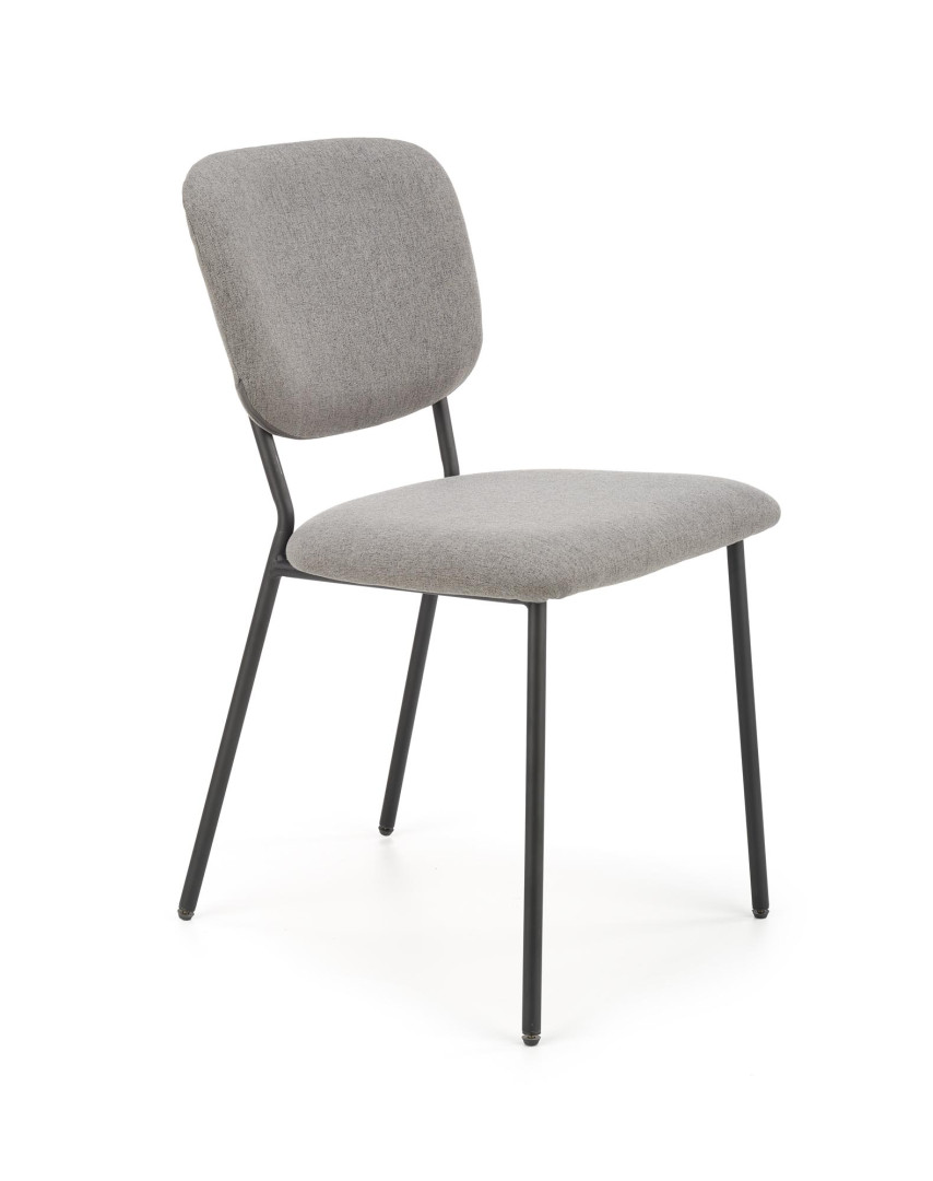 Eleganckie krzesło popielate K423 - Halmar
