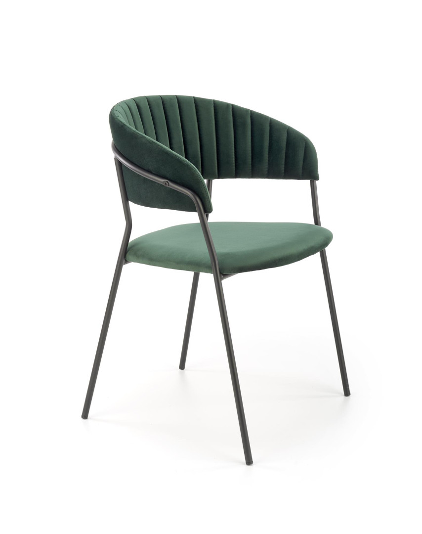 nazwa produktu: Krzesło biurowe K426 ciemnego zielonego elegance