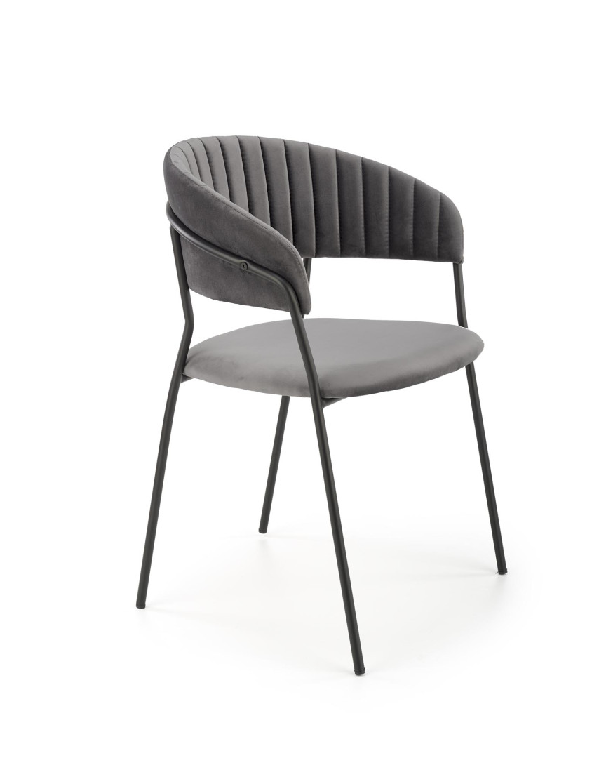 Produkt w kategorii: Krzesła, nazwa produktu: Krzesło popielate z kolekcji Halmar
