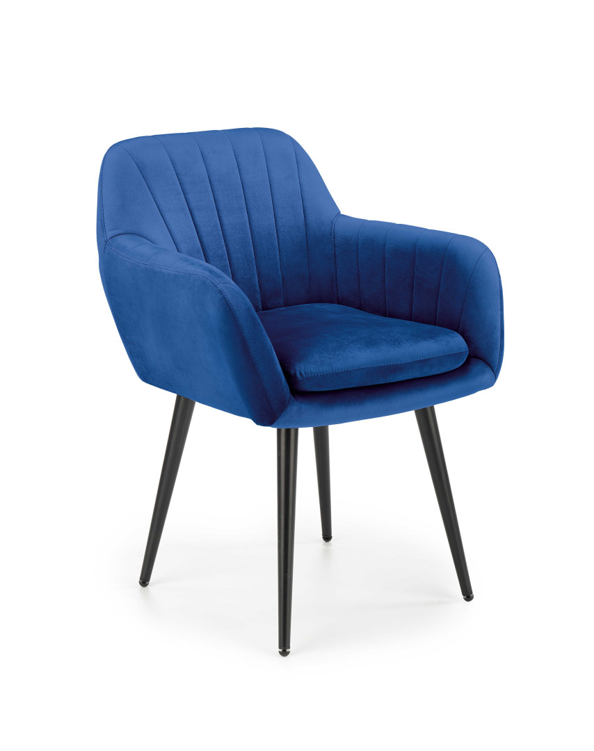 Produkt w kategorii: Krzesła, nazwa produktu: Eleganckie krzesło Halmar K429 granatowy