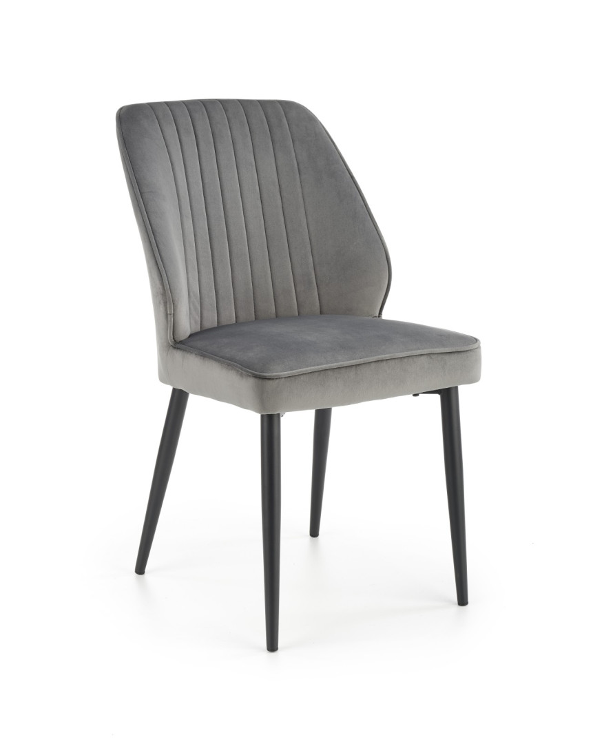 nazwa produktu: Eleganckie krzesło biurowe K432 popielate