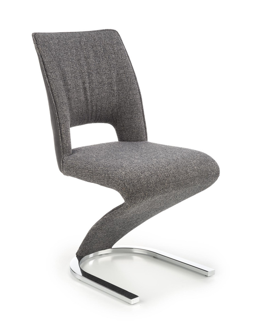 nazwa produktu: Luksusowe krzesło K441 popielato-czarne