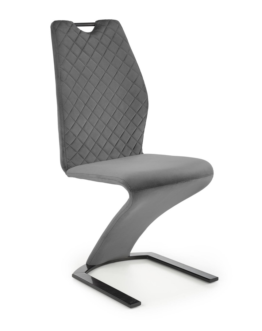 Produkt w kategorii: Krzesła, nazwa produktu: Eleganckie Krzesło Popielaty Italiano Biurowe