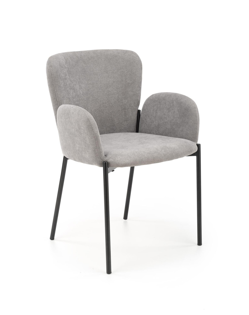 Produkt w kategorii: Krzesła, nazwa produktu: Eleganckie krzesło popielate do biurka
