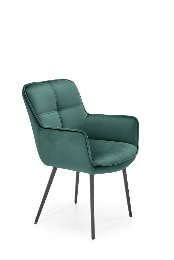 Eleganckie krzesło biurka K463 zielone