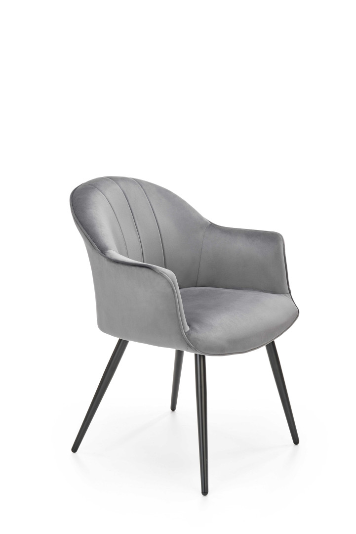 Krzesło K468 Popiel Halmar - eleganckie i solidne!