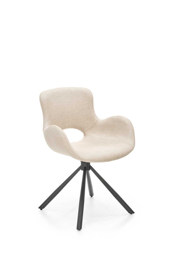 Produkt w kategorii: Krzesła, nazwa produktu: Eleganckie krzesło K475 beżowe Biurka