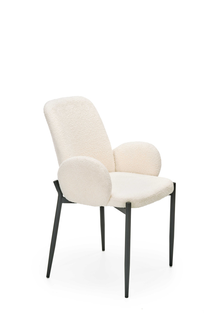 Produkt w kategorii: Krzesła, nazwa produktu: Eleganckie krzesło kremowe K477