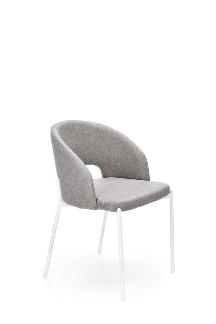 Luksusowe krzesło Biurka K486 Popiel elegance