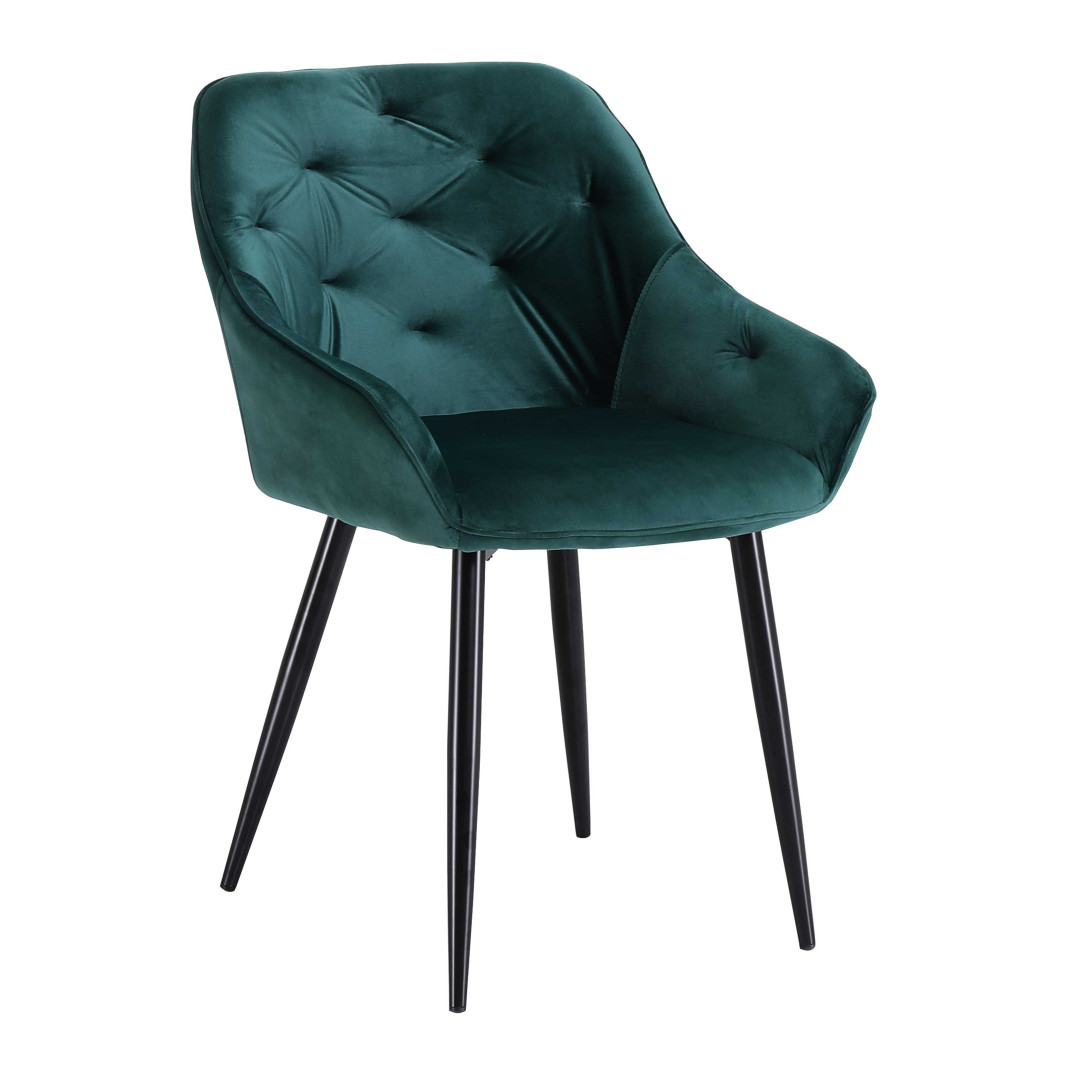 Krzesło Halmar K487 Velvet Zielone