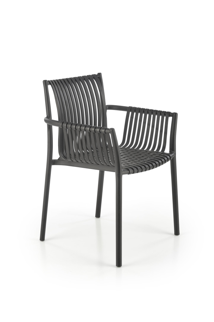 Eleganckie krzesło K492 czarne Halmar