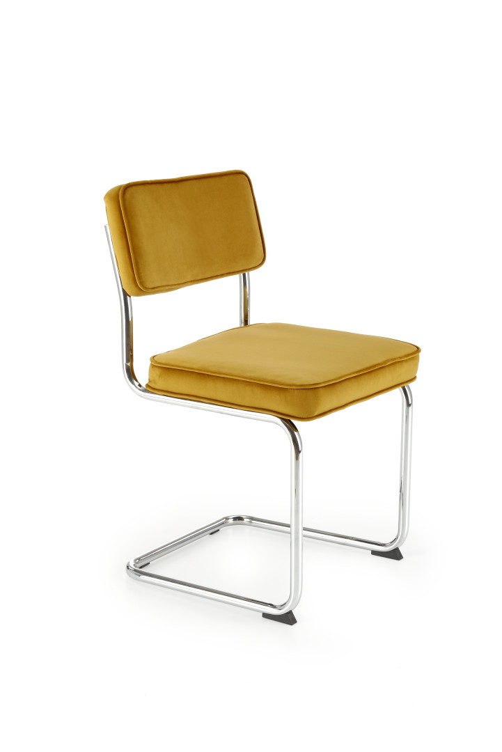 Krzesło musztardowe K510 - elegancja i komfort